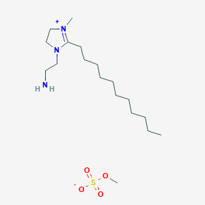 1-(2-Aminoethyl)-4,5-dihydro-3-methyl-2-undecyl-1H-imidazolium methyl sulphate