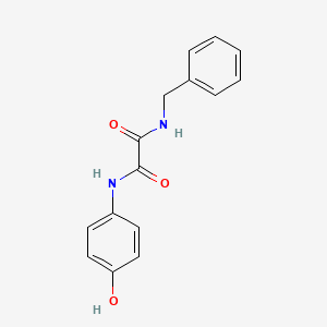 Ethanediamide, N-(4-hydroxyphenyl)-N'-(phenylmethyl)-