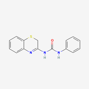 Urea, N-2H-1,4-benzothiazin-3-yl-N'-phenyl-