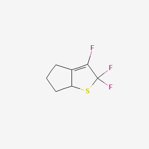 2,2,3-Trifluoro-4,5,6,6a-tetrahydrocyclopenta(b)thiophene