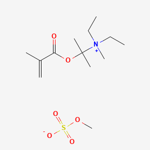 Diethylmethyl(1-methyl-1-((2-methyl-1-oxoallyl)oxy)ethyl)ammonium methyl sulphate