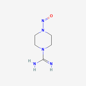 4-Nitroso-1-piperazinecarboxamidine