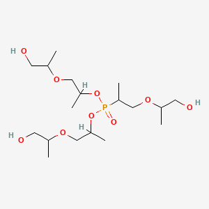 Bis(2-(hydroxymethyl)ethoxy)methylethyl) (2-(hydroxymethylethoxy)methylethylphosphonate