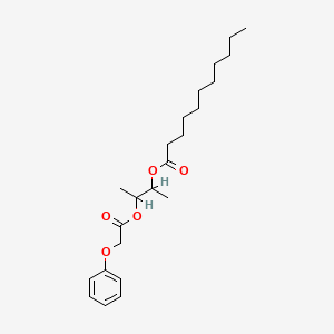 1-Methyl-2-((phenoxyacetyl)oxy)propyl undecanoate