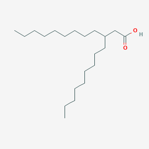 molecular formula C21H42O2 B127073 3-Nonyldodecanoic acid CAS No. 145066-77-9