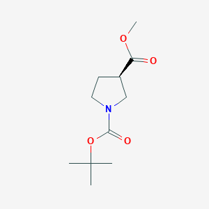 molecular formula C11H19NO4 B1270730 (R)-1-叔丁基-3-甲基吡咯烷-1,3-二羧酸酯 CAS No. 441717-40-4
