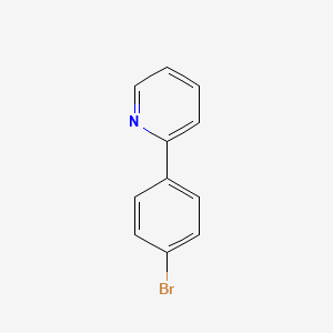 molecular formula C11H8BrN B1270735 2-(4-Bromophenyl)pyridine CAS No. 63996-36-1
