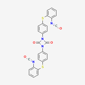 2,4-Dioxo-1,3-diazetidine-1,3-diylbis(p-phenylenethio-o-phenylene)diisocyanate