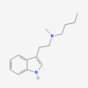 molecular formula C15H22N2 B12707401 Methylbutyltryptamine CAS No. 848130-12-1