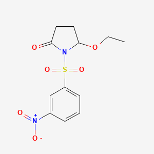 5-Ethoxy-1-((3-nitrophenyl)sulfonyl)-2-pyrrolidinone