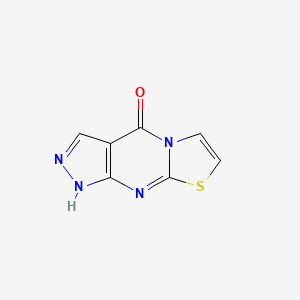 Pyrazolo(3,4-d)thiazolo(3,2-a)pyrimidin-4(1H)-one