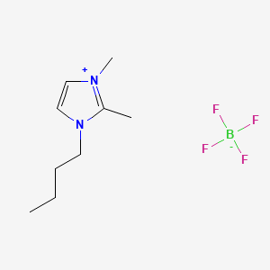 molecular formula C9H17BF4N2 B1270760 1-Butyl-2,3-dimethylimidazolium tetrafluoroborate CAS No. 402846-78-0