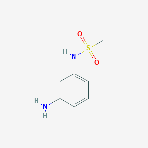 molecular formula C7H10N2O2S B1270761 N-(3-Aminophenyl)methanesulfonamide CAS No. 37045-73-1