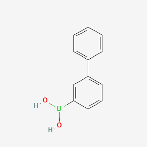 molecular formula C12H11BO2 B1270766 3-Biphenylboronic acid CAS No. 5122-95-2