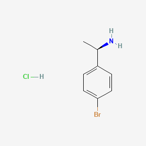 molecular formula C8H11BrClN B1270773 (R)-1-(4-Bromophenyl)ethanamine hydrochloride CAS No. 64265-77-6