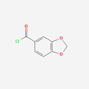 molecular formula C8H5ClO3 B1270778 Piperonyloyl chloride CAS No. 25054-53-9