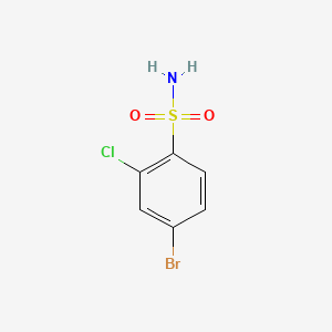 molecular formula C6H5BrClNO2S B1270779 4-溴-2-氯苯磺酰胺 CAS No. 351003-59-3