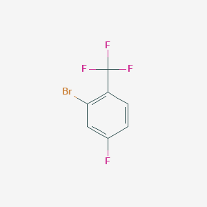 molecular formula C7H3BrF4 B1270782 2-Bromo-4-fluorobenzotrifluoride CAS No. 351003-21-9