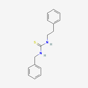 molecular formula C16H18N2S B1270784 1-Benzyl-3-phenethyl-2-thiourea CAS No. 35653-54-4