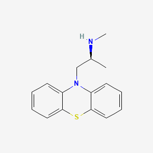 molecular formula C16H18N2S B12707852 N-Demethylpromethazine, (S)- CAS No. 146565-77-7