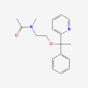 molecular formula C18H22N2O2 B12707918 N-Desmethyl-N-acetyldoxylamine CAS No. 97143-66-3