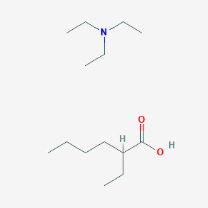 molecular formula C14H31NO2 B12707976 Triethylammonium 2-ethylhexanoate CAS No. 58823-72-6