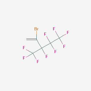 molecular formula C6H2BrF9 B1270802 2-溴-3,4,4,5,5,5-六氟-3-(三氟甲基)戊-1-烯 CAS No. 234096-31-2