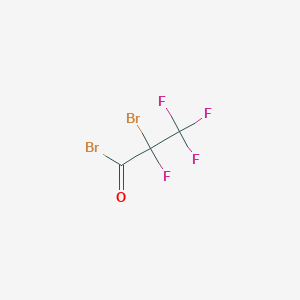 molecular formula C3Br2F4O B1270810 2-溴-2,3,3,3-四氟丙酰溴 CAS No. 41874-81-1