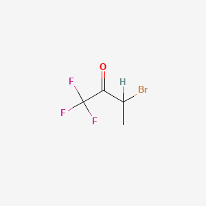molecular formula C4H4BrF3O B1270816 3-Bromo-1,1,1-trifluorobutan-2-one CAS No. 382-01-4