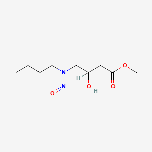 Methyl 4-(butylnitrosoamino)-3-hydroxybutanoate