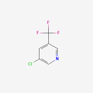 molecular formula C6H3ClF3N B1270821 3-Chloro-5-(trifluoromethyl)pyridine CAS No. 85148-26-1