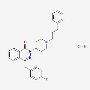 1(2H)-Phthalazinone, 4-((4-fluorophenyl)methyl)-2-(1-(3-phenylpropyl)-4-piperidinyl)-, monohydrochloride