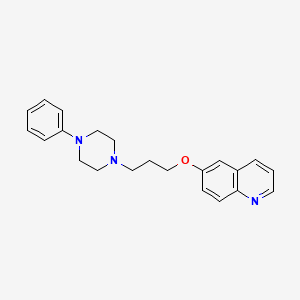 Quinoline, 6-(3-(4-phenyl-1-piperazinyl)propoxy)-