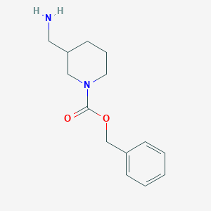 molecular formula C14H20N2O2 B1270838 3-氨甲基-1-N-Cbz-哌啶 CAS No. 315717-76-1