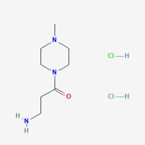 B1270840 3-amino-1-(4-methylpiperazin-1-yl)propan-1-one Dihydrochloride CAS No. 717904-35-3