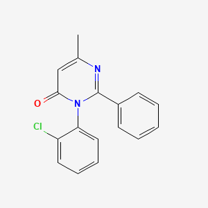 4(3H)-Pyrimidinone, 3-(2-chlorophenyl)-6-methyl-2-phenyl-