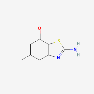 molecular formula C8H10N2OS B1270842 2-Amino-5-methyl-4,5,6-trihydrobenzothiazol-7-one CAS No. 375825-03-9