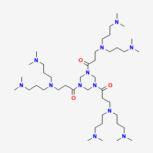 1,3,5-Tris(3-(bis(3-(dimethylamino)propyl)amino)-1-oxopropyl)hexahydro-1,3,5-triazine