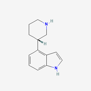 (+)-4-(3-Piperidinyl)-1H-indole