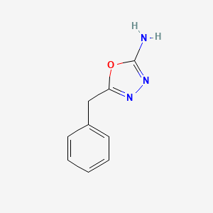 molecular formula C9H9N3O B1270859 5-Benzyl-1,3,4-oxadiazol-2-amine CAS No. 31803-00-6