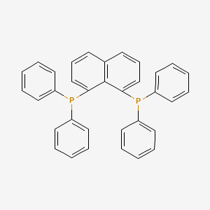 molecular formula C34H26P2 B1270871 1,8-Bis(diphenylphosphino)naphthalene CAS No. 153725-04-3