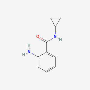 molecular formula C10H12N2O B1270883 2-氨基-N-环丙基苯甲酰胺 CAS No. 30510-67-9