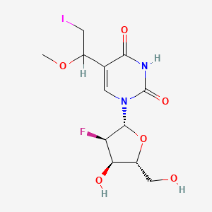 5-(1-Methoxy-2-iodoethyl)-2'-fluoro-2'-deoxyuridine