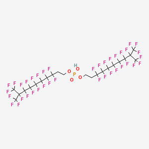 Bis(3,3,4,4,5,5,6,6,7,7,8,8,9,10,10,10-hexadecafluoro-9-(trifluoromethyl)decyl) hydrogen phosphate