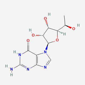 7-(6'-Deoxy-beta-D-allofuranosyl)guanine