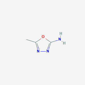 molecular formula C3H5N3O B1270889 5-Methyl-1,3,4-oxadiazol-2-amine CAS No. 52838-39-8