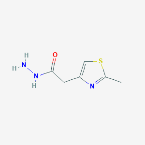molecular formula C6H9N3OS B1270890 2-(2-甲基-1,3-噻唑-4-基)乙酰肼 CAS No. 496057-29-5