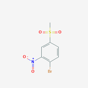 molecular formula C7H6BrNO4S B1270892 2-溴-5-甲基磺酰基硝基苯 CAS No. 94832-06-1