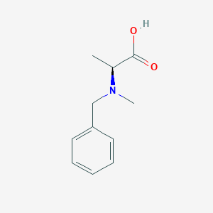 molecular formula C11H15NO2 B1270897 (2S)-2-[苄基(甲基)氨基]丙酸 CAS No. 63238-82-4