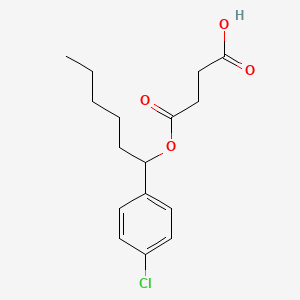 Succinic acid, p-chloro-alpha-pentylbenzyl ester